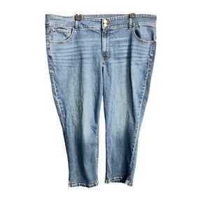 M Jeans by Maurices Womens 22W Short Slim Straight Ankle